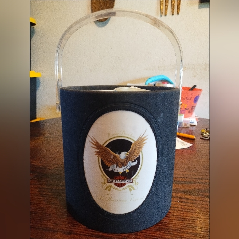 Vintage Harley Davidson ice Bucket No Lid